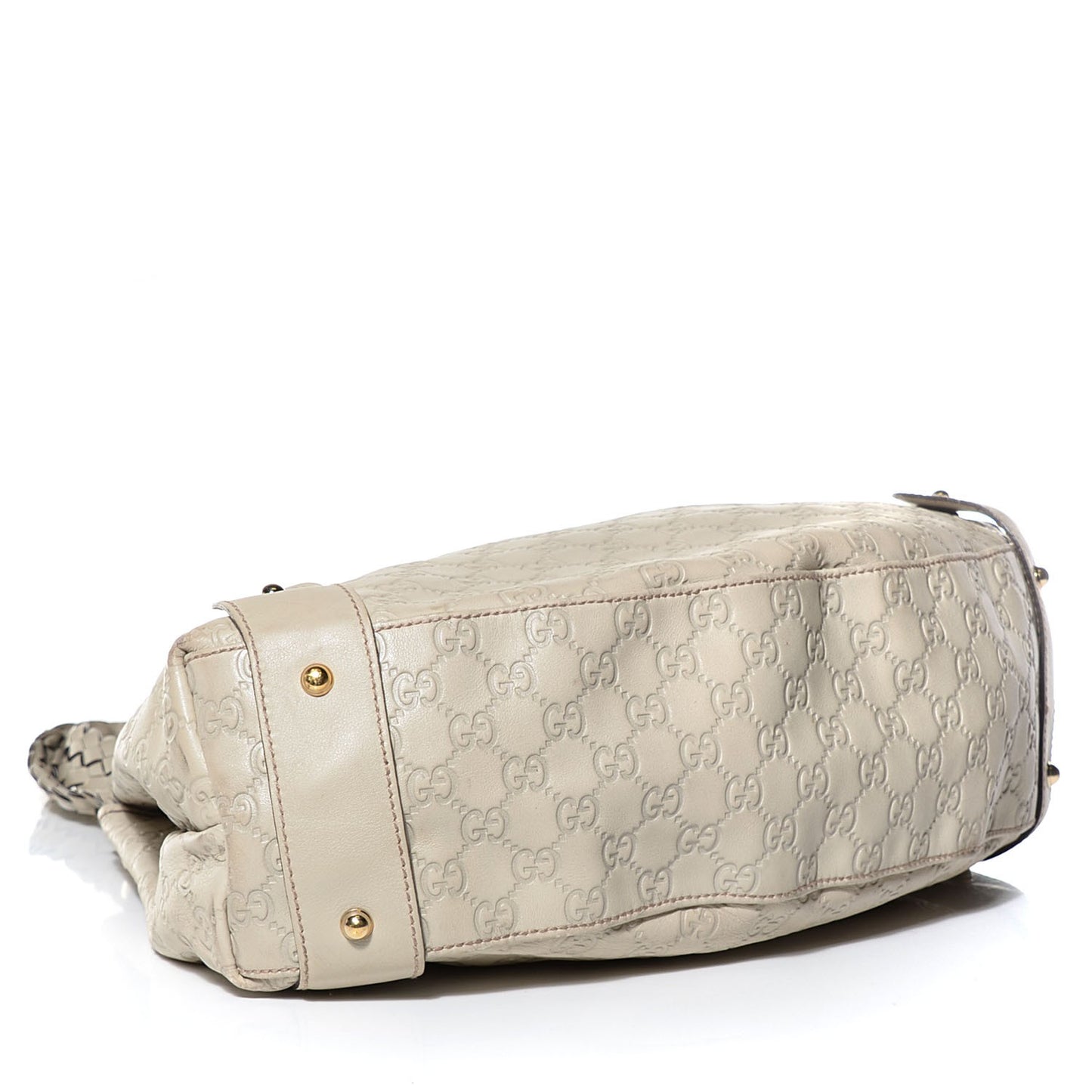 Guccissima Medium Pelham Shoulder Bag Off White