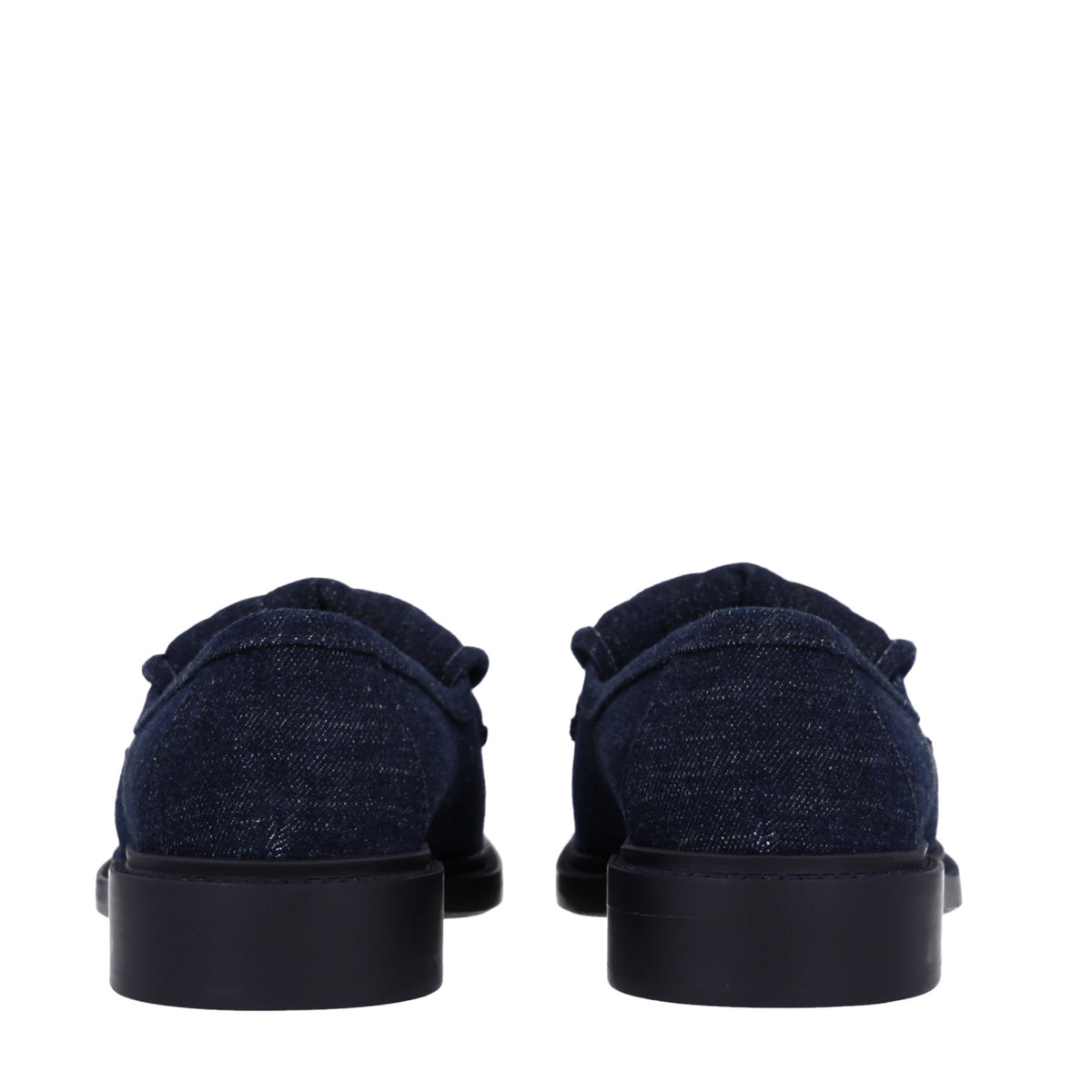 Chanel Denim CC Turnlock Loafers 39.5 Dark Blue 6 of 11