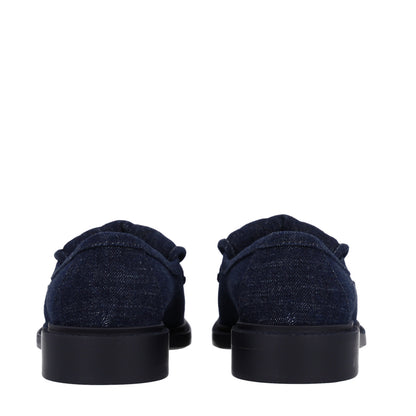 Chanel Denim CC Turnlock Loafers 39.5 Dark Blue 6 of 11
