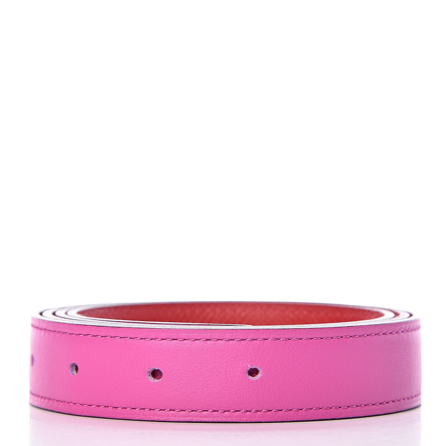 Hermes Swift Epsom 24mm Belt Strap 90 Magnolia Rouge Casaque 2 of 8
