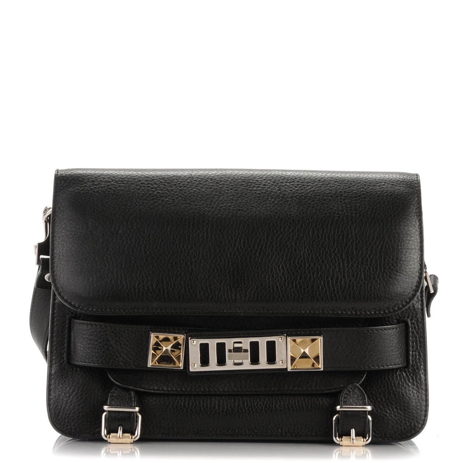 Proenza Schouler Calfskin PS11 Classic Shoulder Bag Black 1 of 10