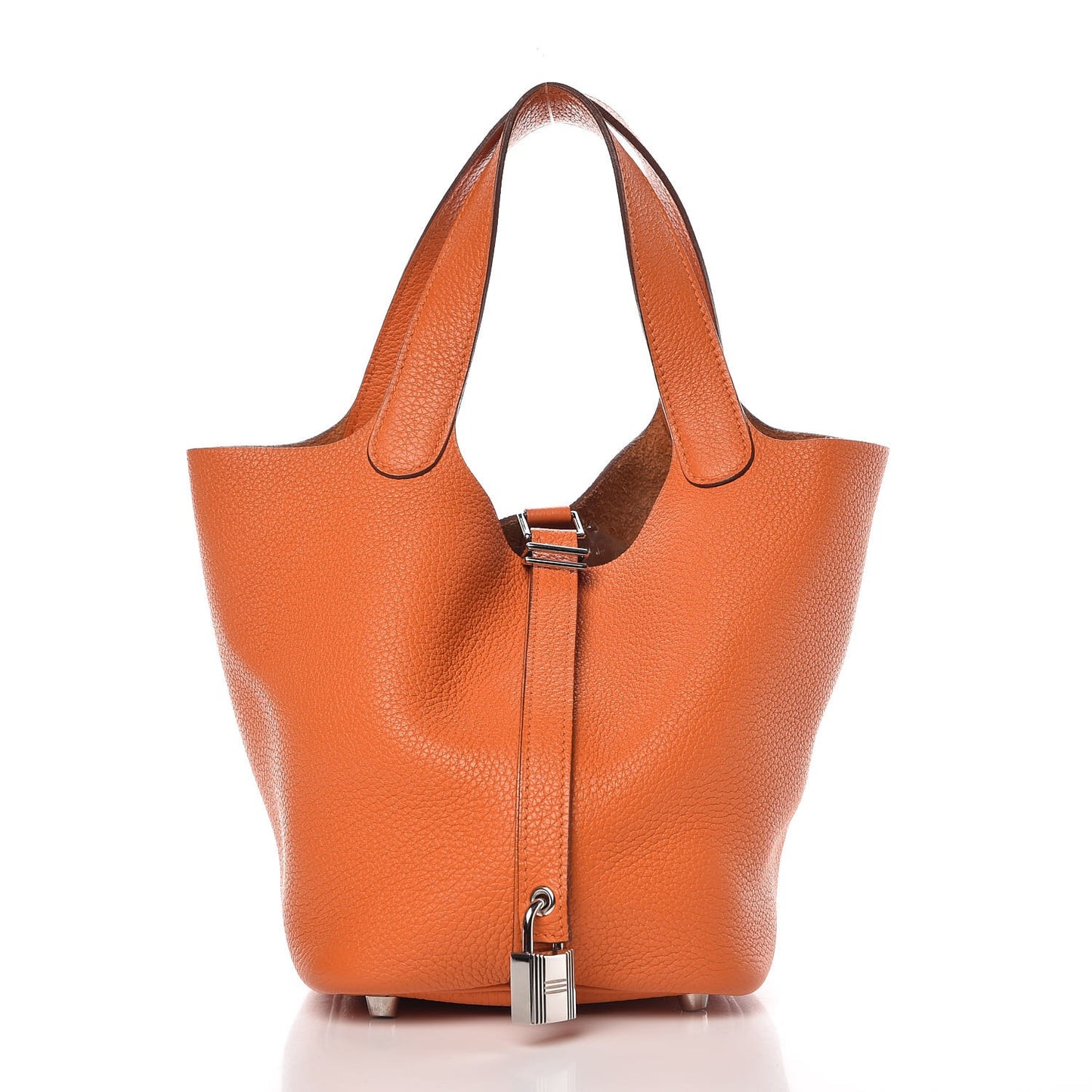 Taurillon Clemence Picotin Lock 22 MM Orange