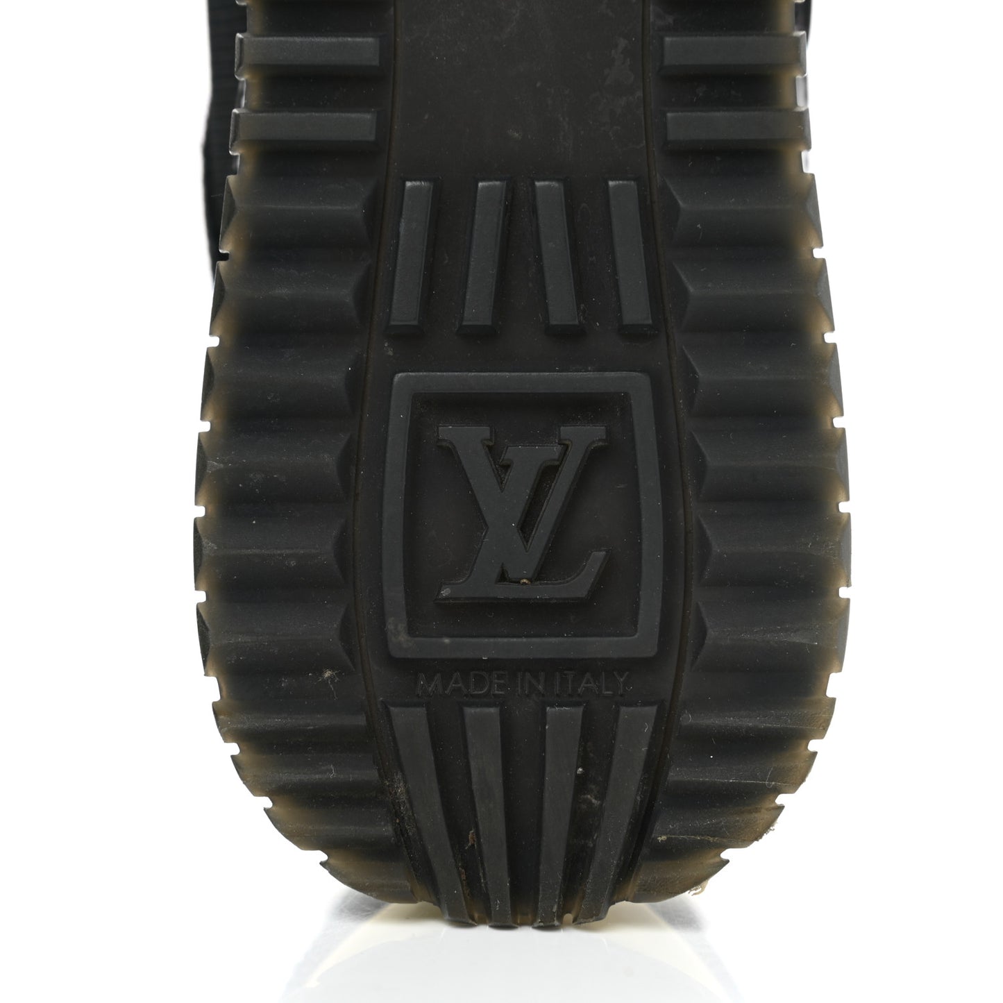 Suede Monogram Run Away Sneakers 35 Black