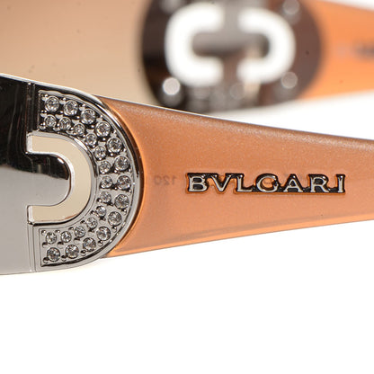 Bulgari Crystal Sunglasses 6007-B Brown 4 of 6