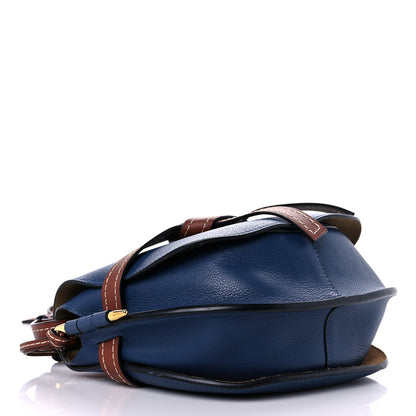 Loewe Grained Calfskin Small Gate Crossbody Bag Varsity Pecan 4 of 13