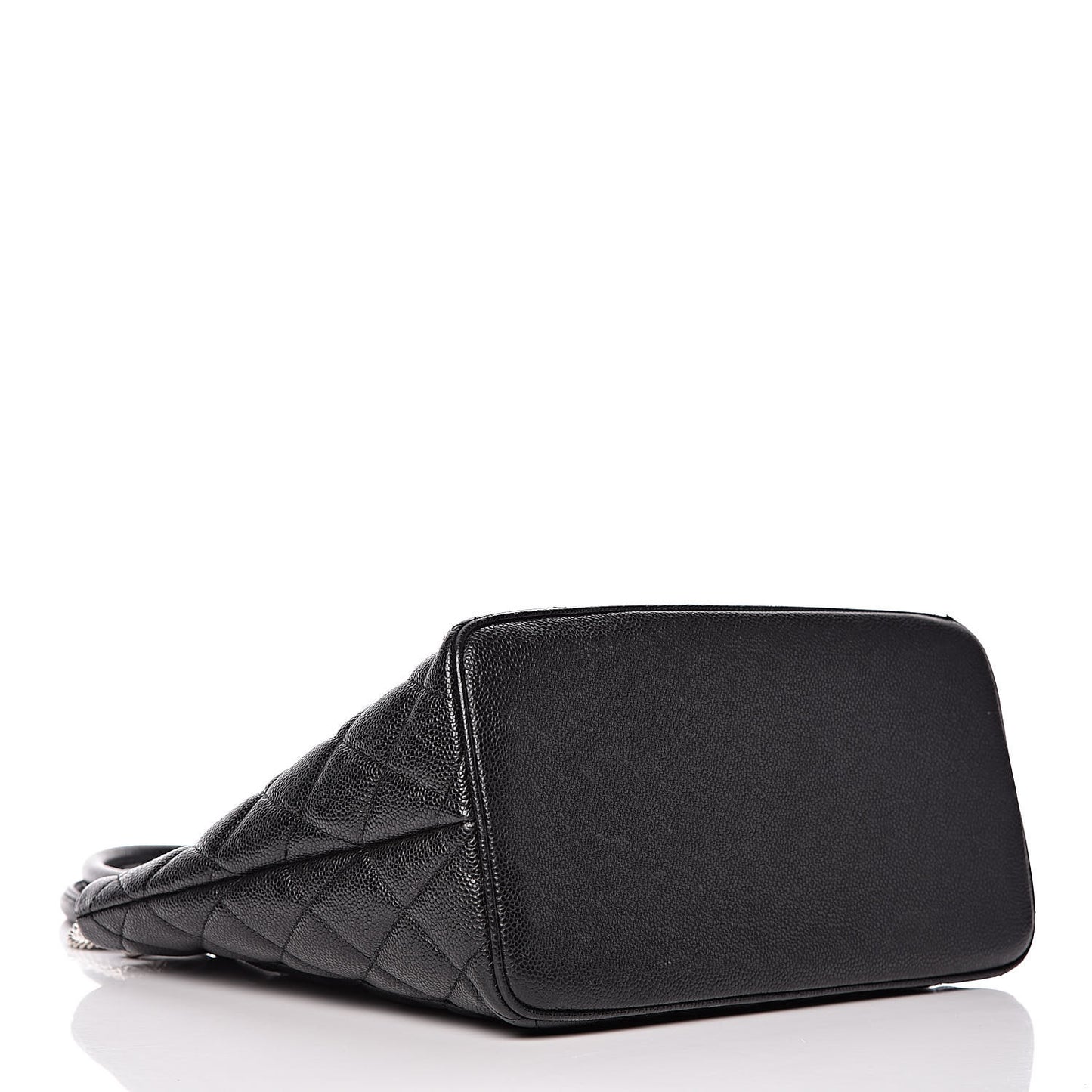 Caviar Quilted Medallion Tote Black