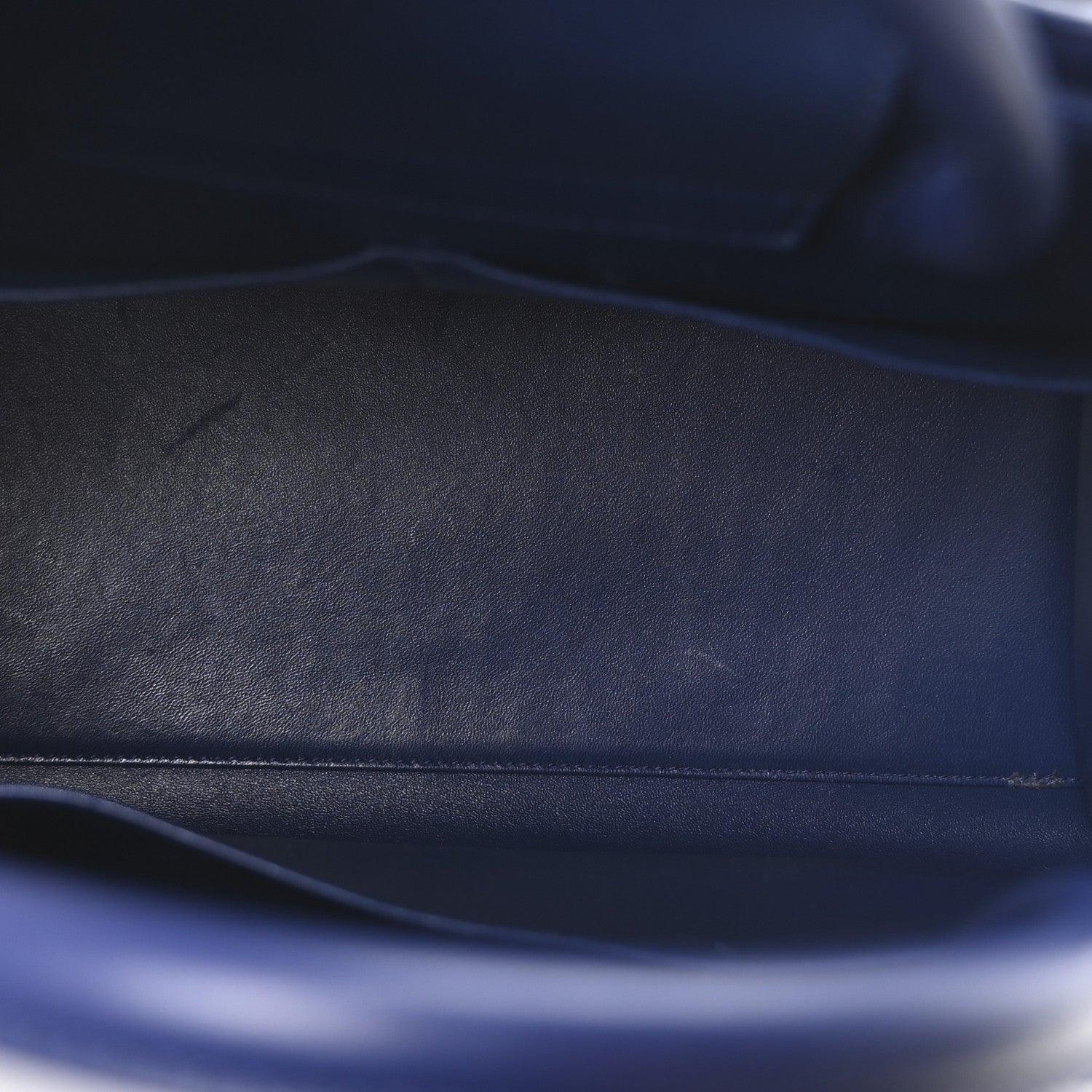 Christian Dior Suede Large Diorever Flap Navy 5 of 9