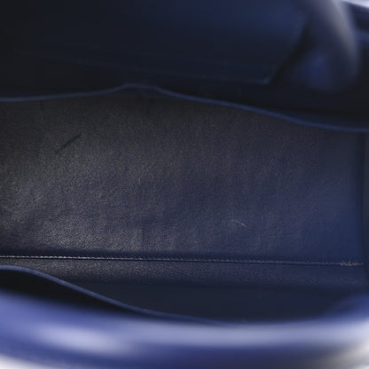 Christian Dior Suede Large Diorever Flap Navy 5 of 9