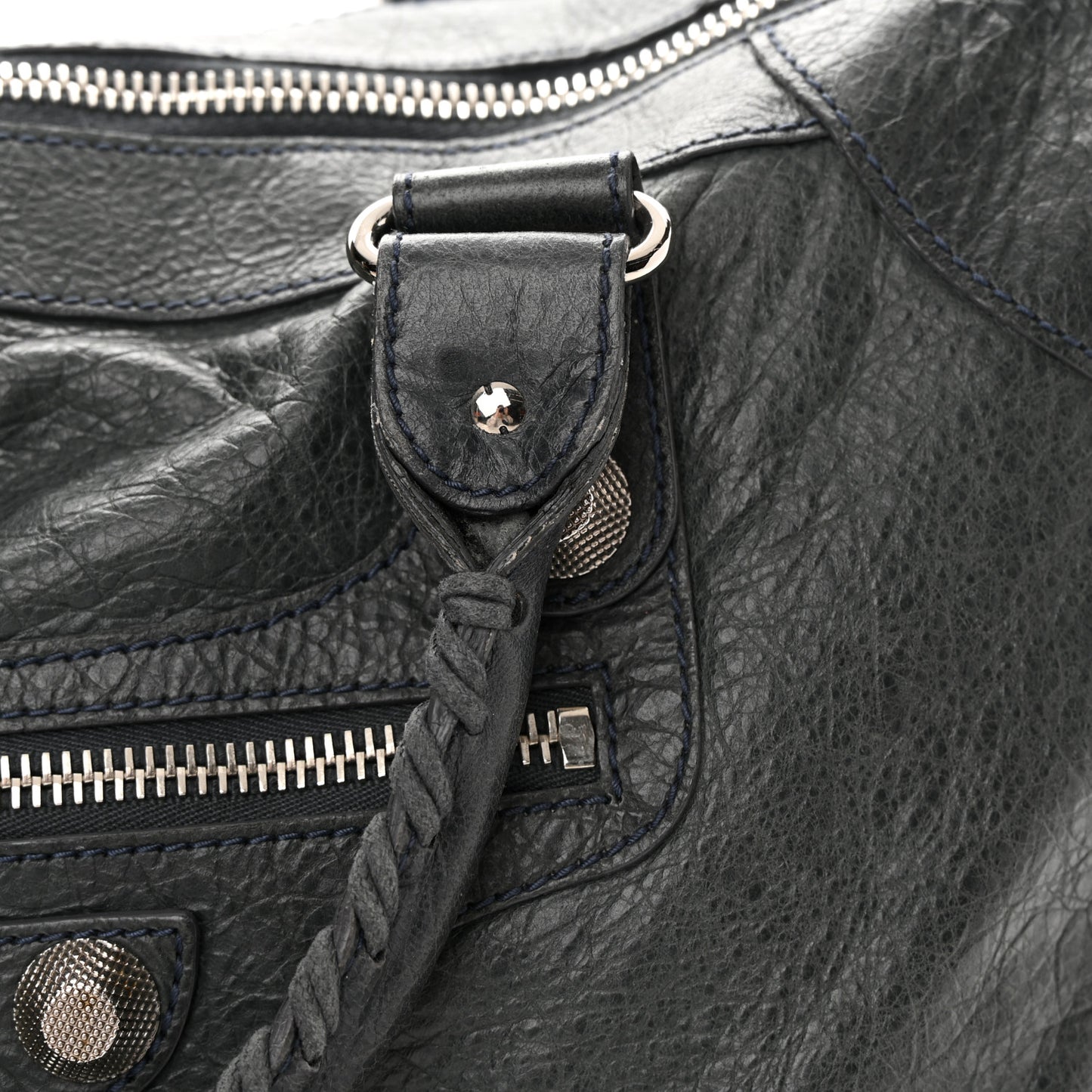 Agneau Giant 21 Silver Hardware Work Anthracite