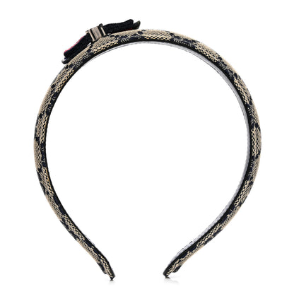 Gucci Monogram Web Interlocking G Headband Blue 1 of 4