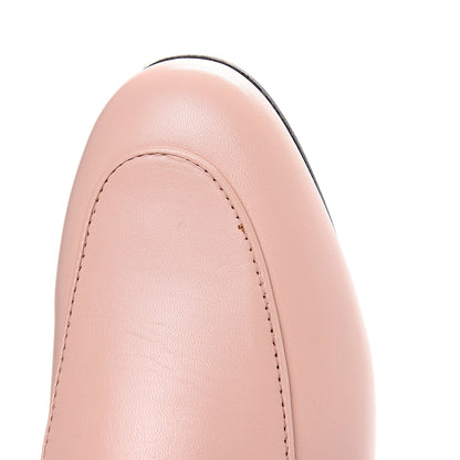 Gucci Malaga Kid Womens Princetown Slippers 37.5 Perfect Pink 9 of 10