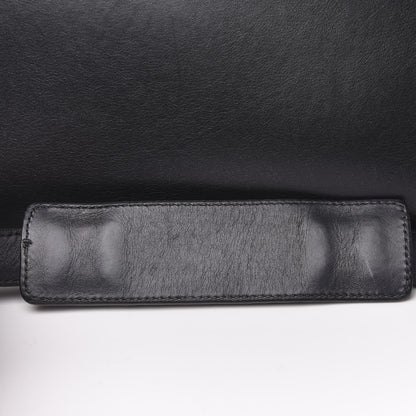 Celine Drummed Calfskin Suede Medium Tri-color Trapeze Black 18 of 18