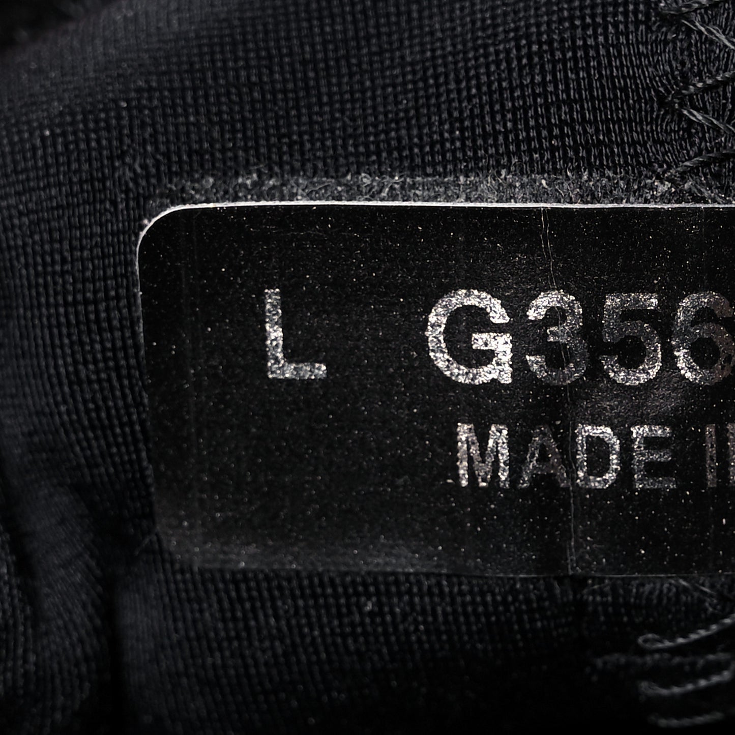 Velvet Calfskin Mixed Fibers CC Sneakers 38.5 Black