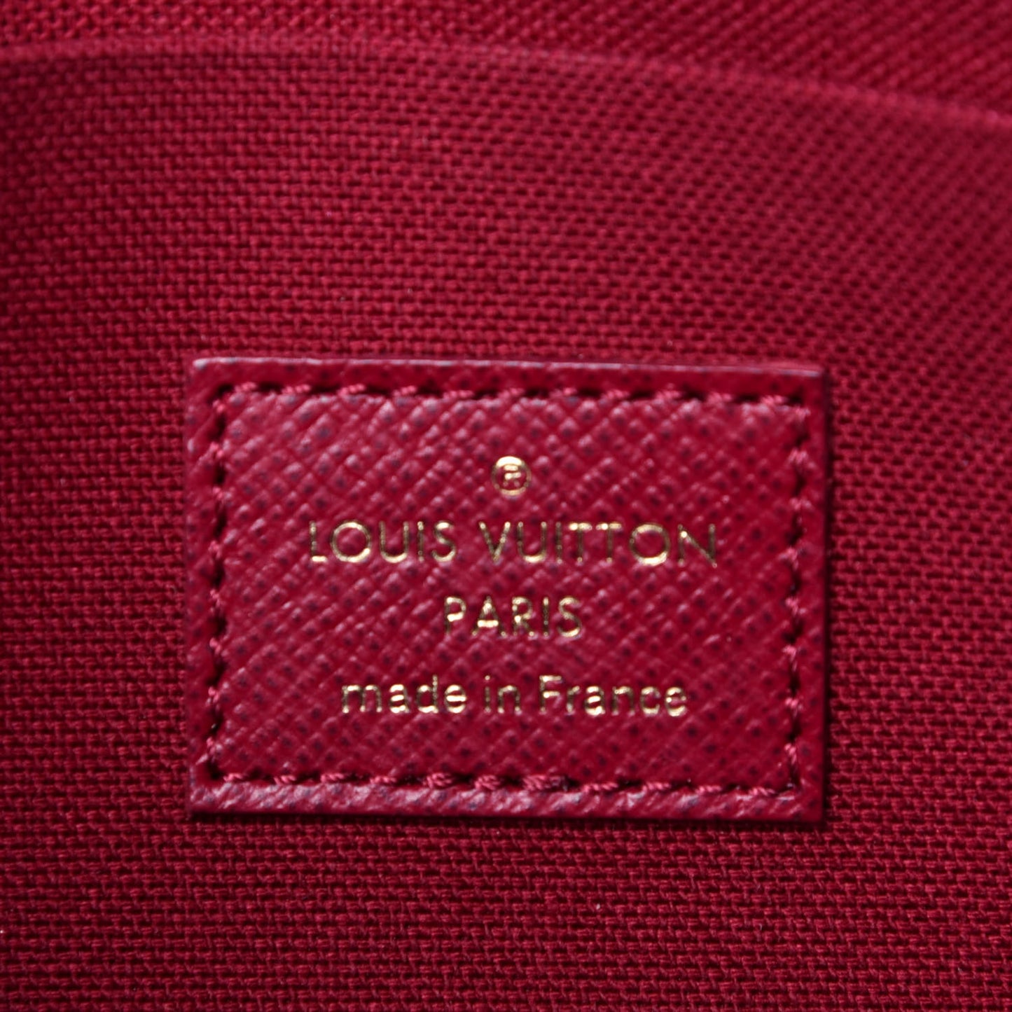 Monogram Pochette Felicie Chain Wallet Fuchsia