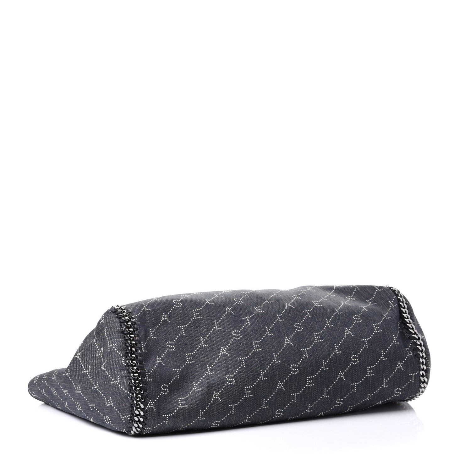 Denim Alter Nappa Logo Falabella Reversible Tote Navy