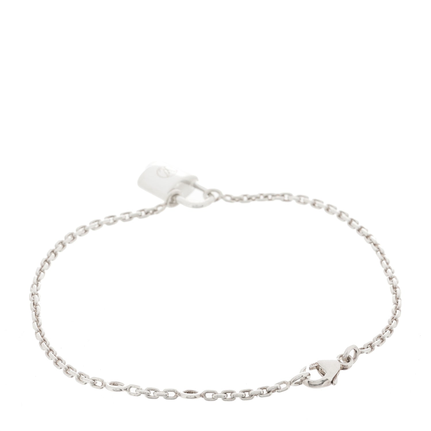 Louis Vuitton Sterling Silver Lockit Bracelet 2 of 3