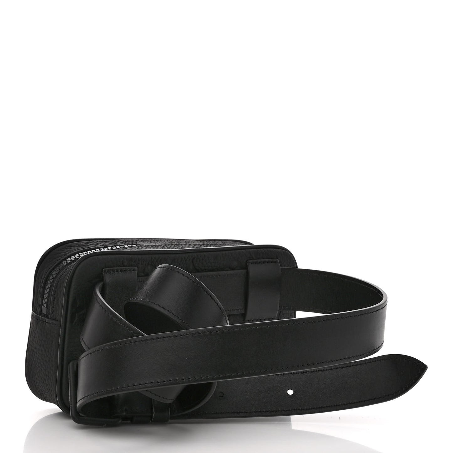 Taurillon Monogram Uniformes Solar Ray Soft Pochette Volga Belt Bag Black