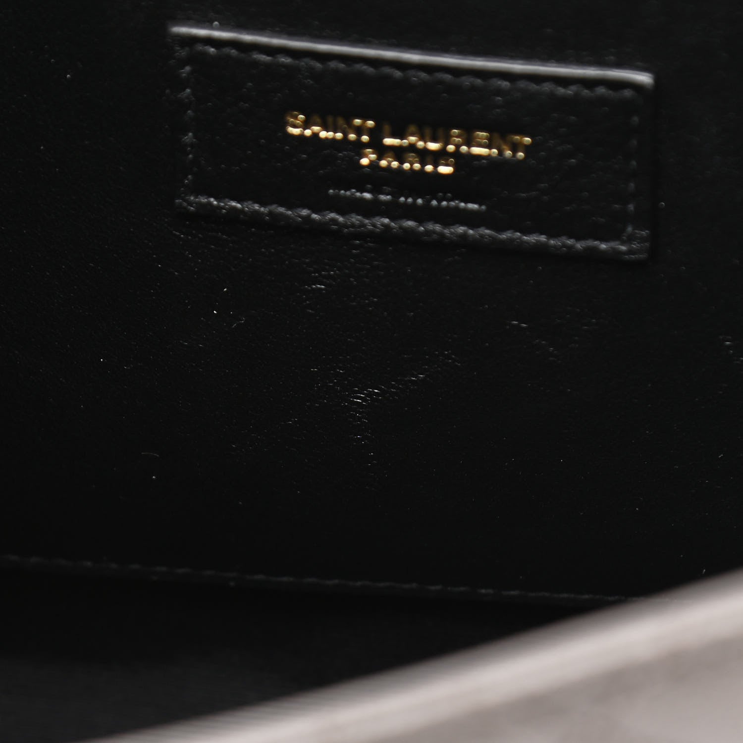 Saint Laurent Grain De Poudre Textured Mixed Matelasse Medium Triquilt Monogram Satchel Fog 11 of 11