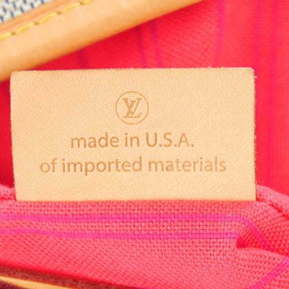 Louis Vuitton Damier Azur Delightful MM Pink 6 of 8