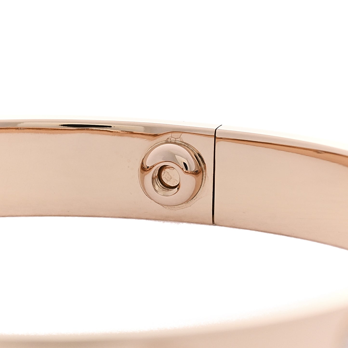 18K Pink Gold 4 Diamond LOVE Bracelet 16