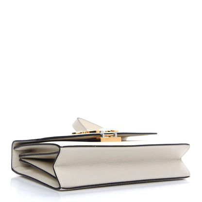 Gucci Grained Calfskin Small Zumi Shoulder Bag Mystic White 4 of 9