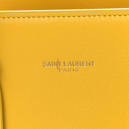 Saint Laurent Grained Calfskin Baby Sac De Jour Yellow 10 of 14