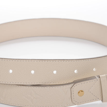 Louis Vuitton Empreinte Gracieuse 30mm Belt 80 32 Neige 6 of 8