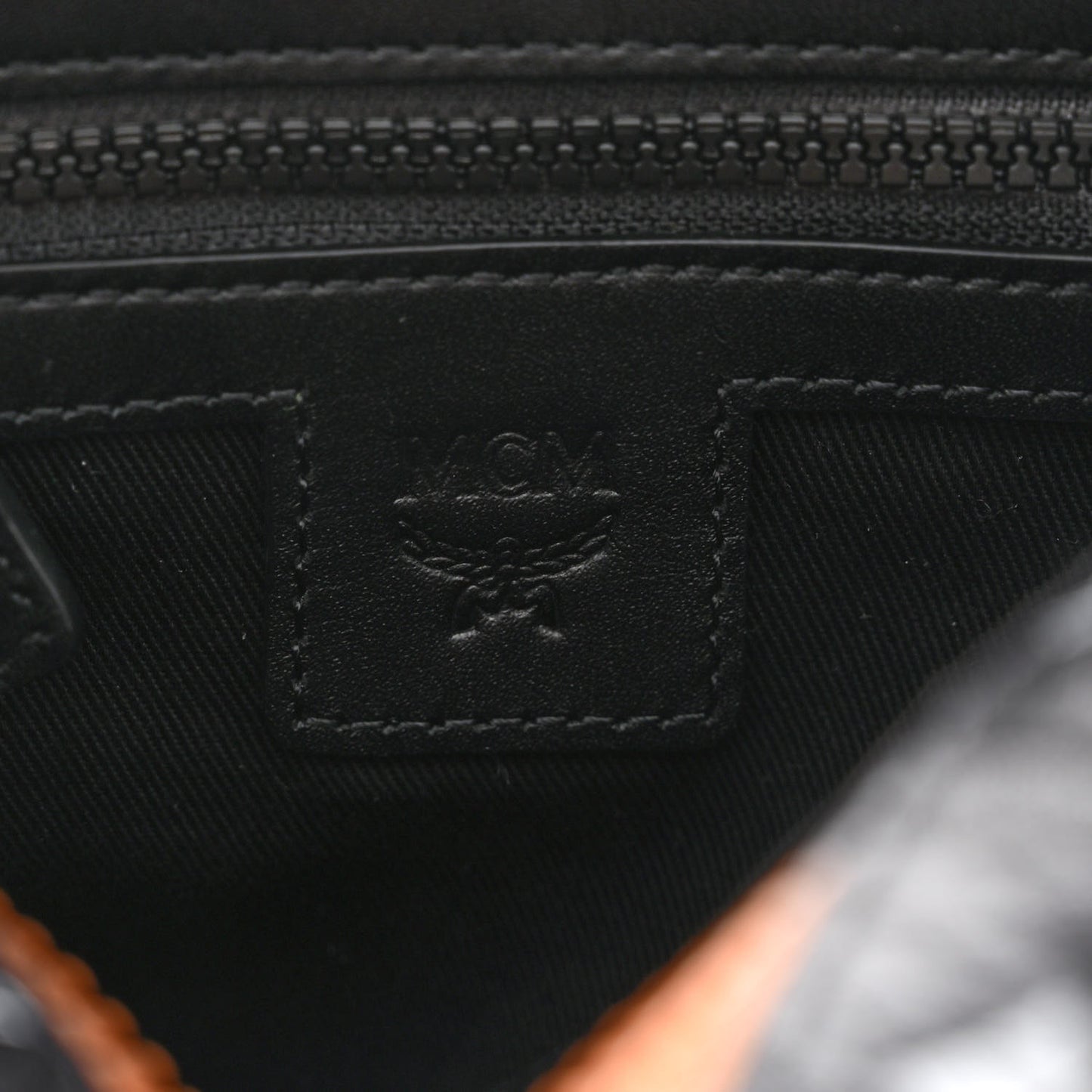 Visetos Camera Crossbody Bag Black Cognac