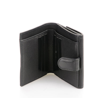 Chanel Caviar Timeless CC Compact French Wallet Black 5 of 6