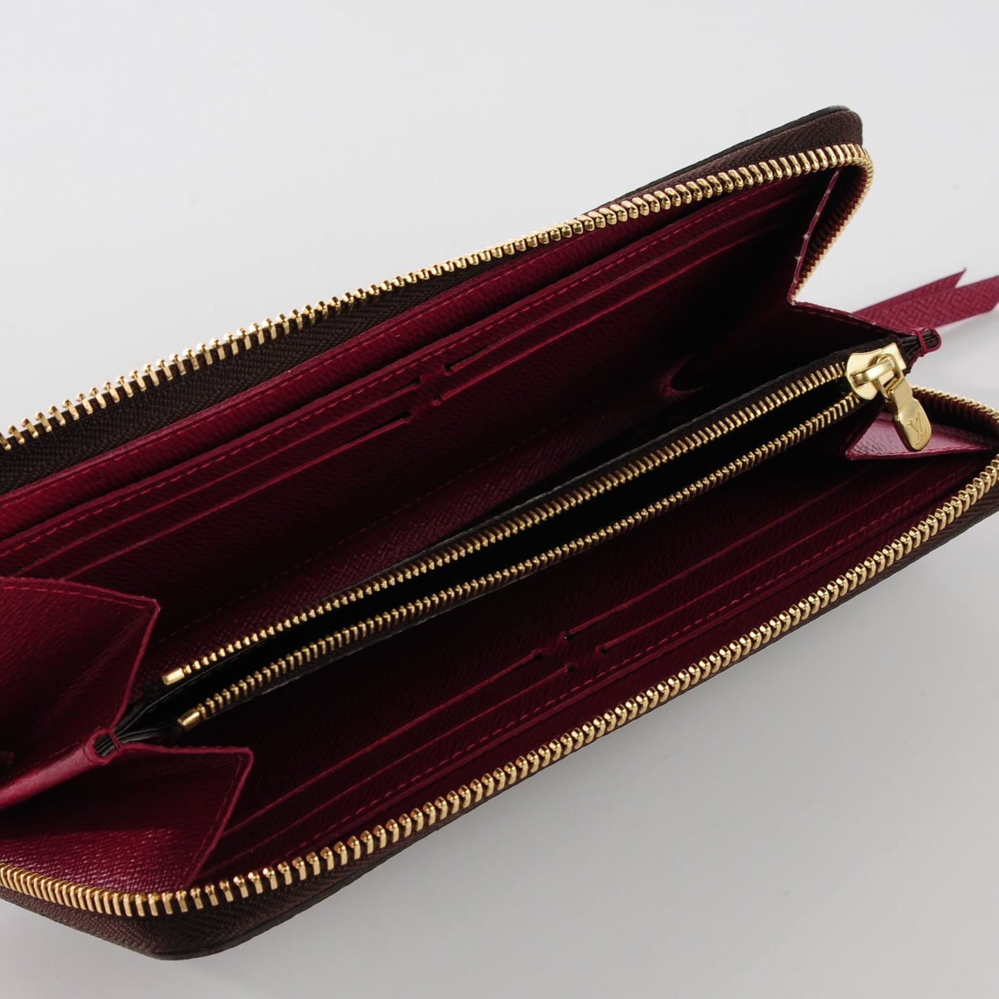Monogram Clemence Wallet Fuchsia
