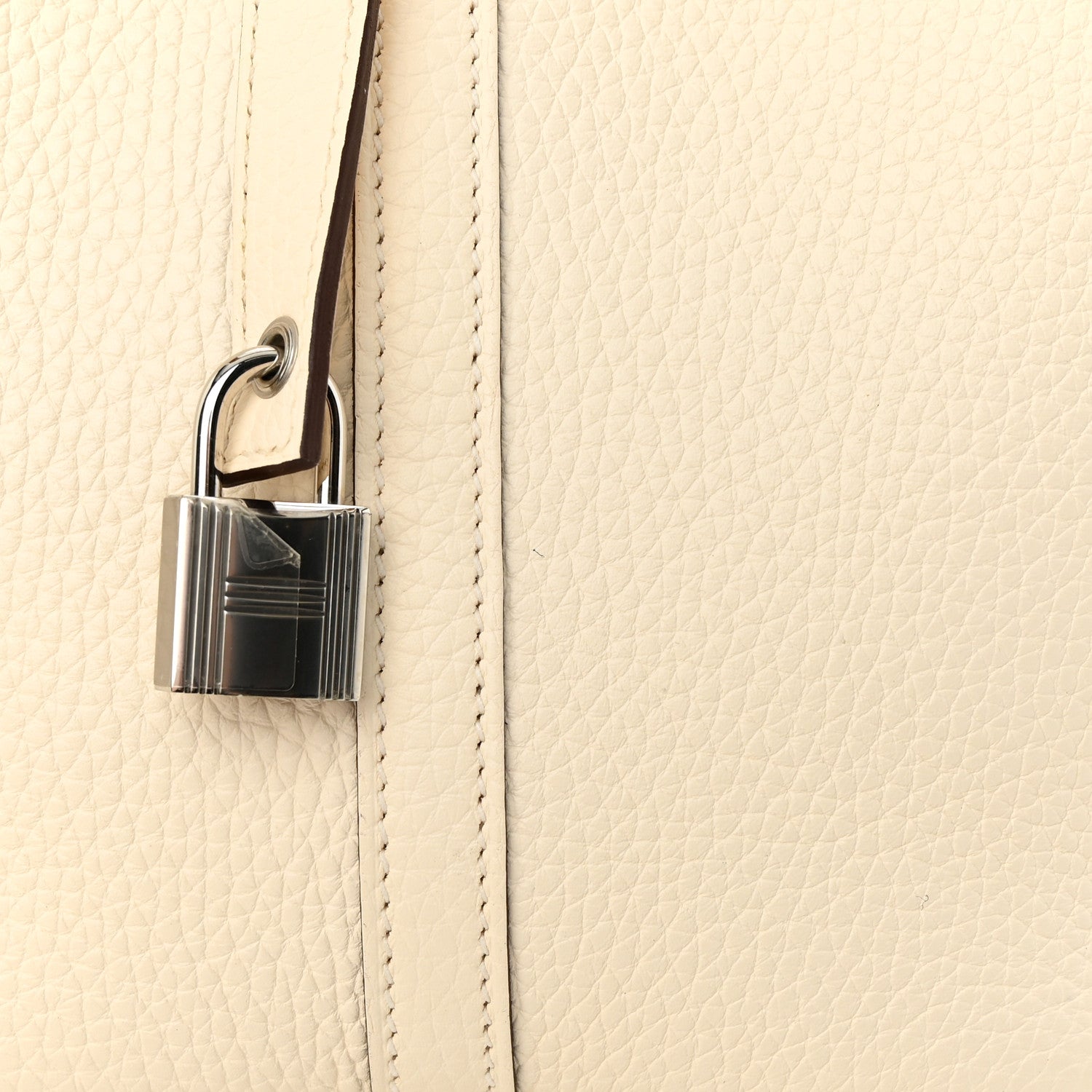 Hermes Taurillon Clemence Swift Eclat Picotin Lock 22 MM Nata Sesame 12 of 13