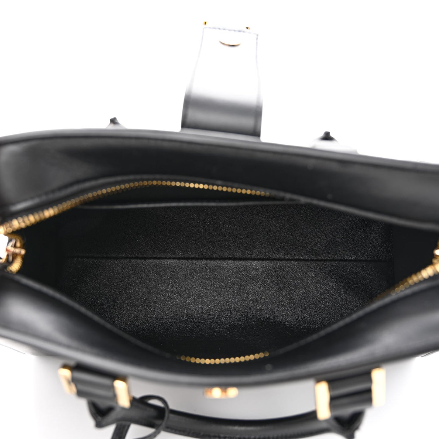 Calfskin Monogram Baby Cabas Black