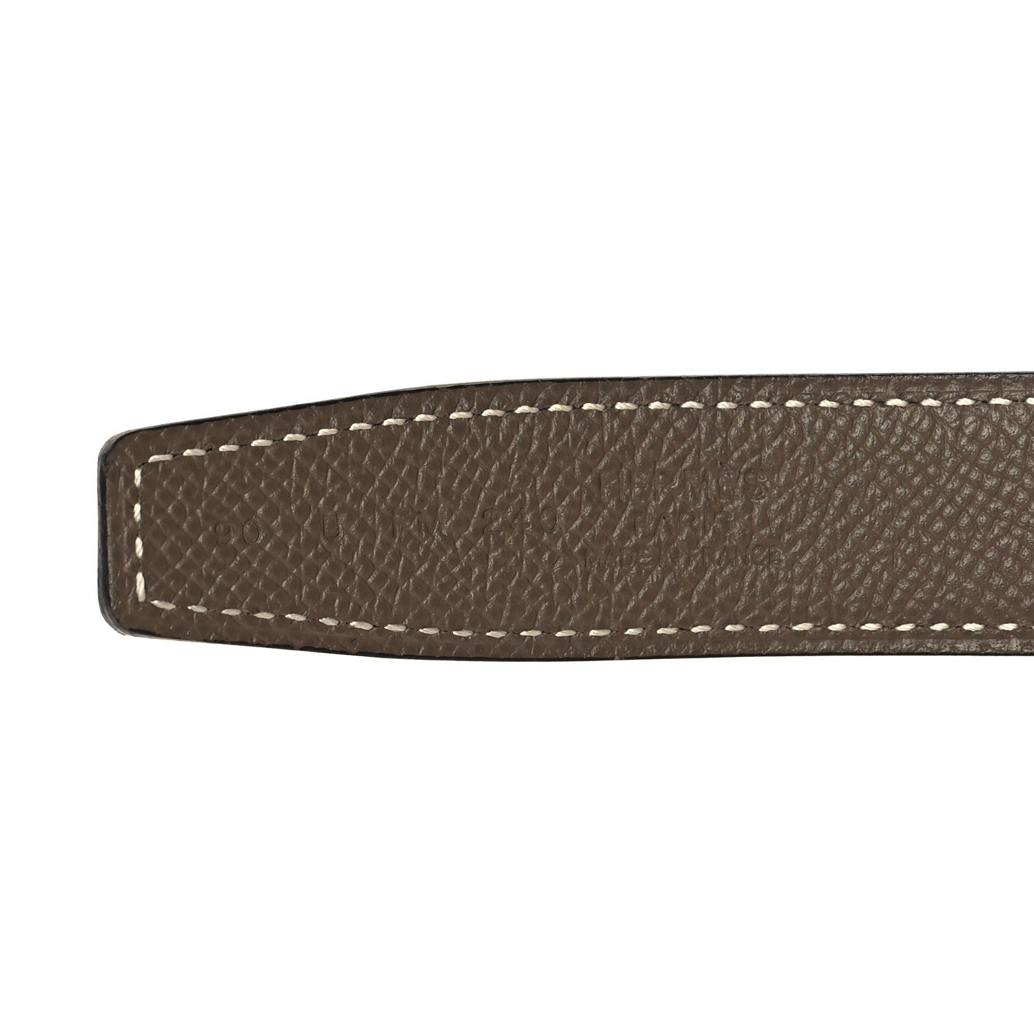 Hermes Swift Epsom 24mm Mini Constance H Belt 90 36 Etoupe Gold 5 of 5