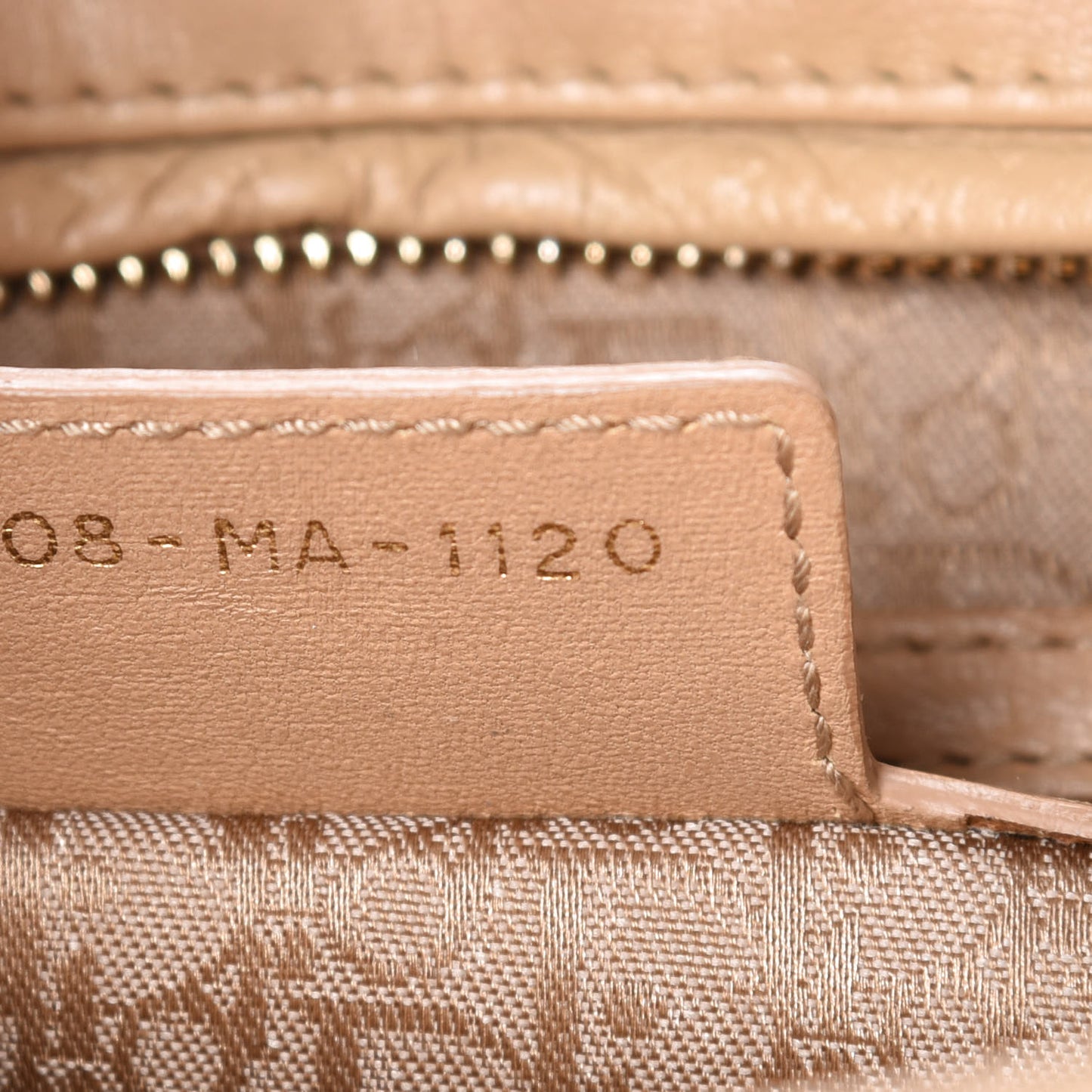 Lambskin Cannage Large Lady Dior Beige