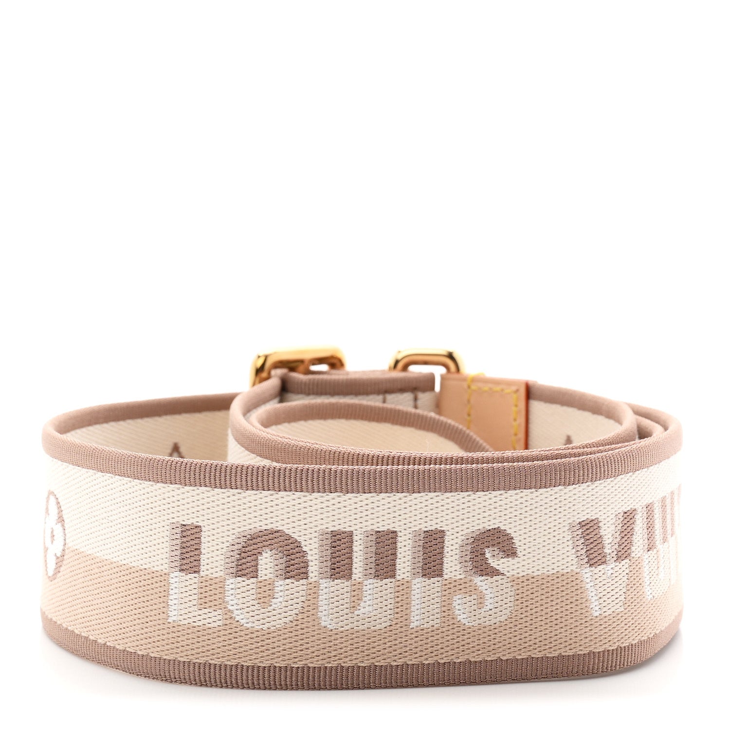 Louis Vuitton Jacquard Speedy Bandouliere 20 Shoulder Strap Beige 2 of 3
