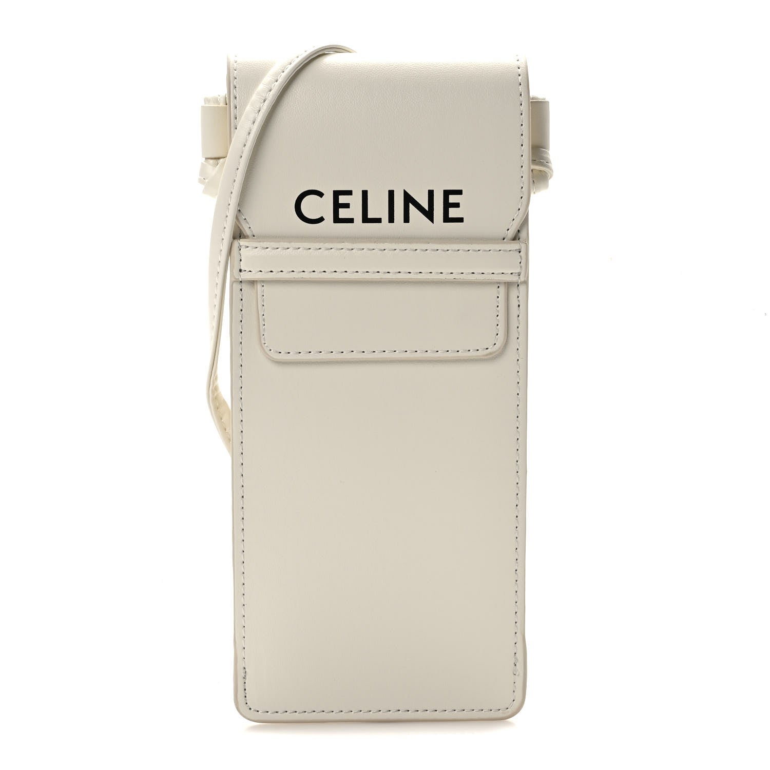 Celine Smooth Calfskin Sunglasses Pouch White 1 of 6