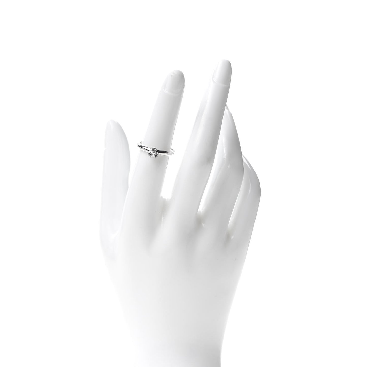 Platinum Diamond Aria Band Ring 50 5.5