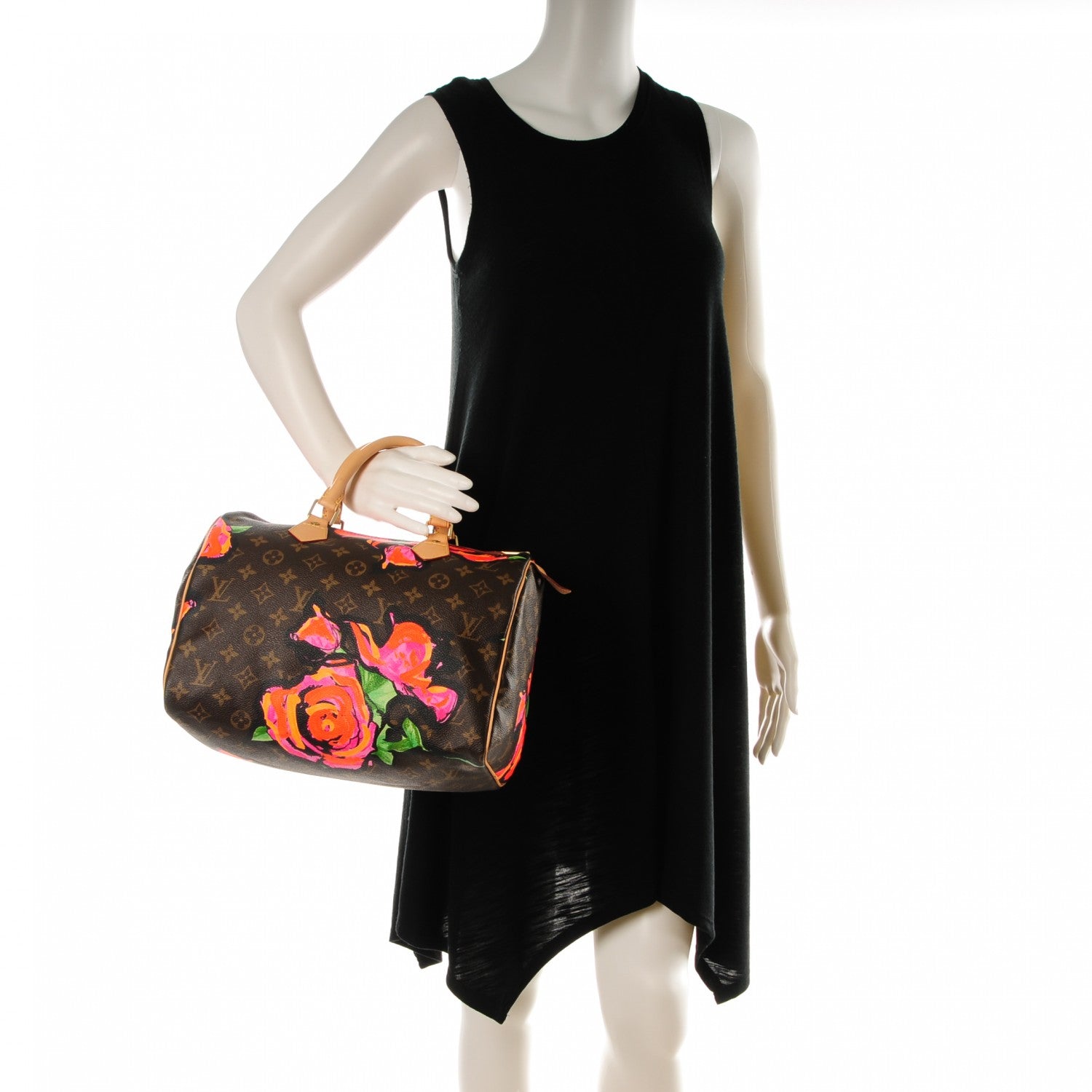 Louis Vuitton Monogram Roses Speedy 30 2 of 7