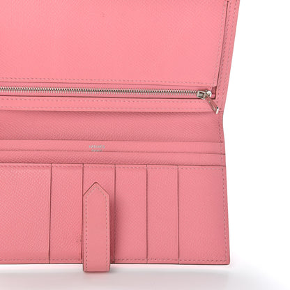 Hermes Epsom Bearn Gusset Wallet Rose Confetti 5 of 6