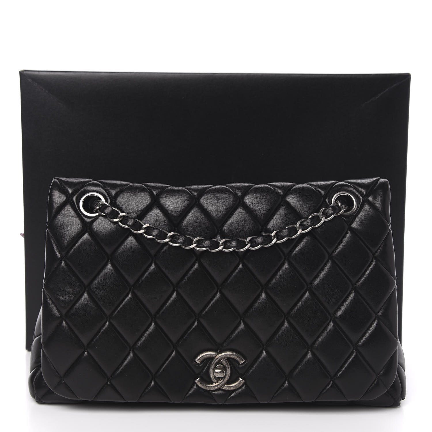 Chanel Lambskin Large New Bubble Flap Black 11 of 11