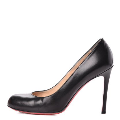 Christian Louboutin Kid Simple 100 Pumps 38 Black 1 of 13