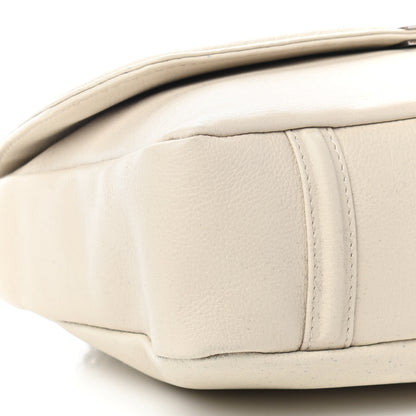 Chanel Calfskin Mademoiselle Lock Bijoux Chain Flap White 8 of 9