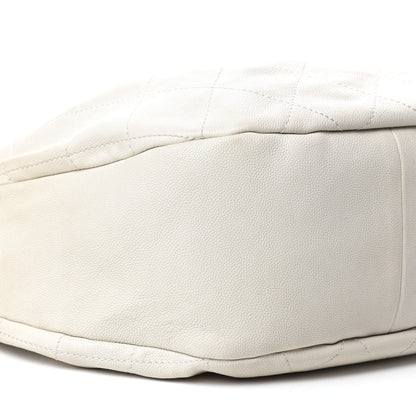 Chanel Caviar Large Outdoor Ligne Hobo White 6 of 12
