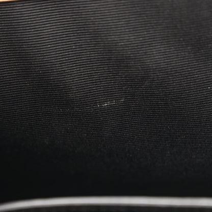 Saint Laurent Grain De Poudre Textured Mixed Matelasse Medium Triquilt Monogram Satchel Dark Latte 11 of 13