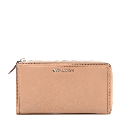 Givenchy Sugar Goatskin Pandora Half Zip Long Wallet Old Pink 1 of 8