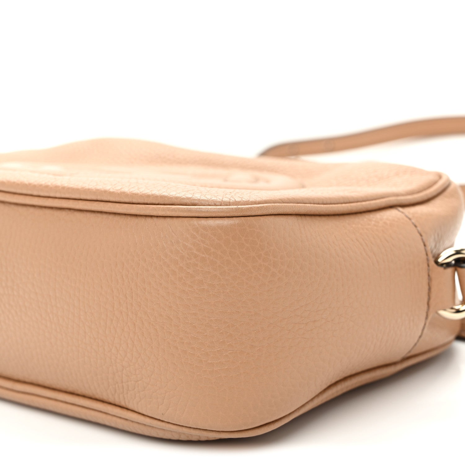 Gucci Pebbled Calfskin Small Soho Disco Bag Rose Beige 10 of 10