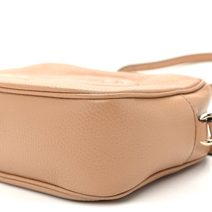Gucci Pebbled Calfskin Small Soho Disco Bag Rose Beige 10 of 10