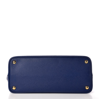 Prada Saffiano Cuir Medium Double Bag Inchiostro 9 of 9