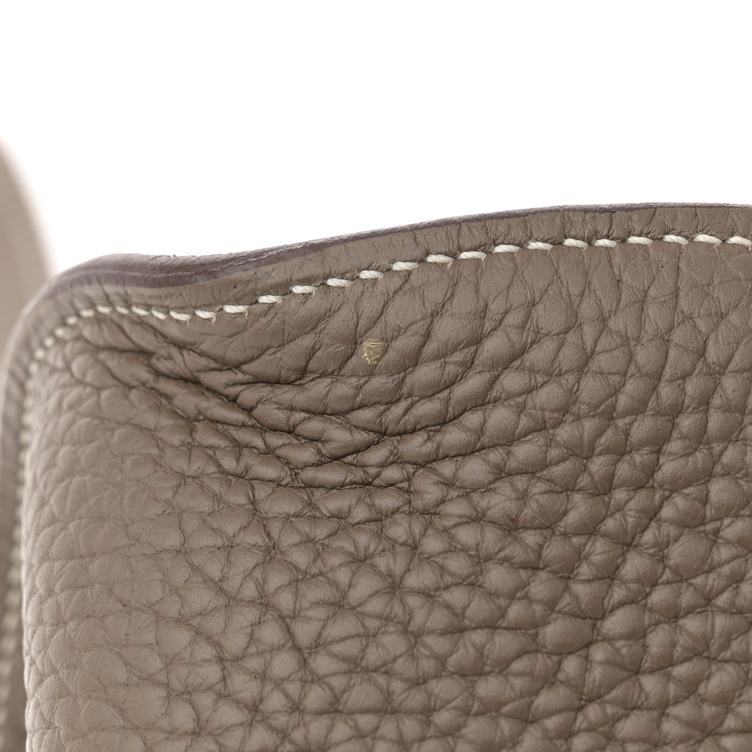 Hermes Taurillon Clemence Jypsiere 28 Etoupe 11 of 13