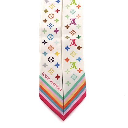 Louis Vuitton LV X TM Silk Monogram Multicolor BB Bandeau White 2 of 3